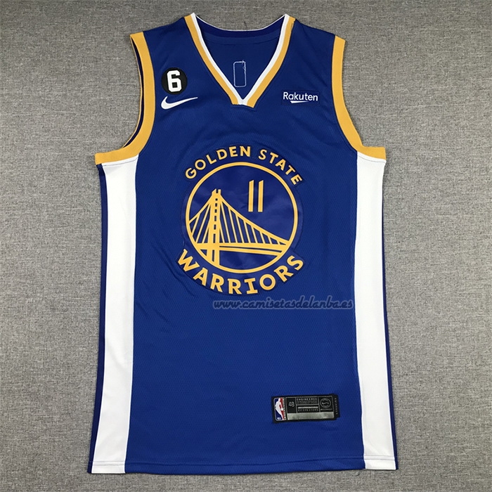 Camiseta Golden State Warriors Klay Thompson NO 11 Icon 2022-23 Azul